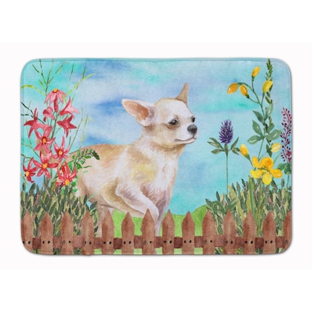 Carolines Treasures Chihuahua Leg up Spring Machine Washable Memory Foam Mat CK1259RUG